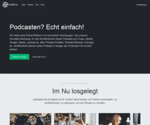 Feedplace.de(Podcast-Hosting für Podcasts, Videopodcasts & Corporate Podcasts aus Deutschland) Screenshot