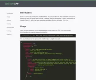 Feedrapp.info(Feedrapp info) Screenshot