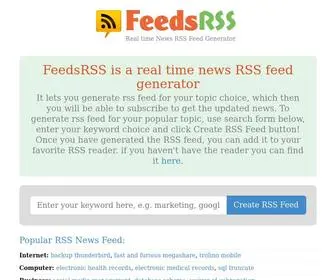 Feedsrss.com(News RSS Feeds) Screenshot