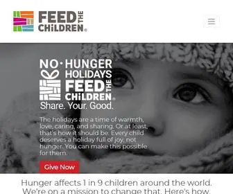 Feedthechildren.org(Feed the Children) Screenshot