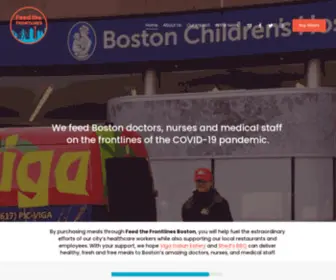 Feedthefrontlinesbos.com(Feed the Front Lines) Screenshot