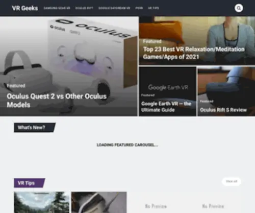 Feedthegamer.info(VR News and Reviews) Screenshot