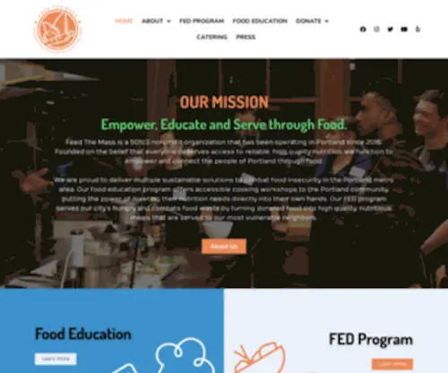 Feedthemass.org(Feed the Mass) Screenshot
