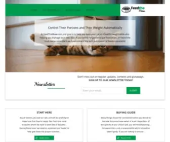 Feedthemiaw.com(We Can Help You Find The Best Cat Feeder) Screenshot