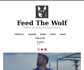 Feedthewolf.com(Feed The Wolf The Official Page of Ian Stanley Ian) Screenshot