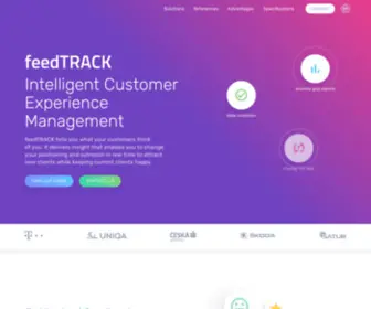 Feedtrack.eu(FeedTRACK tells you what your customers think of you. it delivers insight) Screenshot
