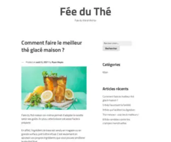 Feeduthe.com(Fée du Thé) Screenshot