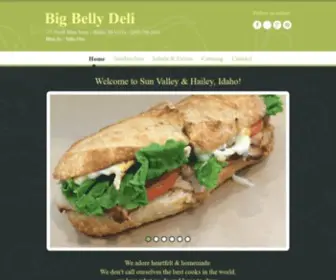 Feedyourbelly.com(Big Belly Deli) Screenshot