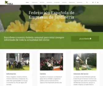 Feej.es(Federación Española de Empresas de Jardinería) Screenshot