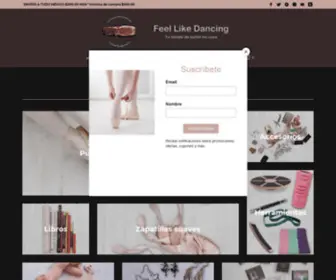 Feel-Like-Dancing.com(Tienda de ballet Feel Like Dancing en México) Screenshot