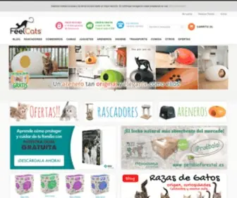 Feelcats.com(Accesorios y Productos para Gatos) Screenshot