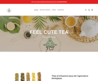 Feelcutetea.com(Thés et Infusions bio detox minceur et brûleurs de graisses) Screenshot