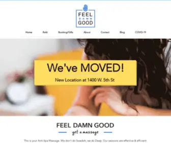 Feeldamngoodatx.com(Deep Tissue Massage) Screenshot