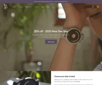 Feeldoppel.com(Doppel is a wristband shown to reduce stress and increase focus) Screenshot