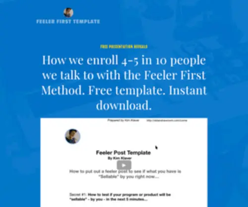 Feelerfirst.com(Description) Screenshot