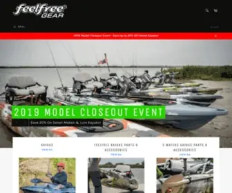 Feelfreegearus.com(Feelfree Gear USA Waterproof Dry Bags for Kayaking) Screenshot