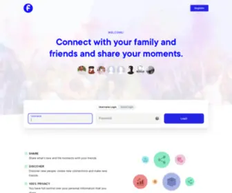 Feelfreego.com(FeelFreeGo is a blockchain based social network) Screenshot