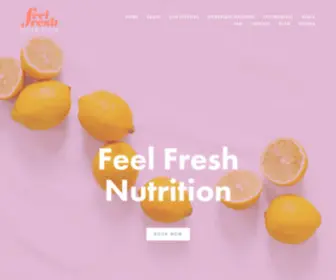 Feelfreshnutrition.com(Feel Fresh Nutrition) Screenshot