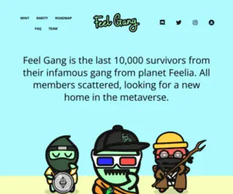 Feelgang.com(Feel Gang) Screenshot