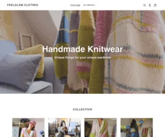 Feelglamclothes.com(Handmade Knitwear) Screenshot