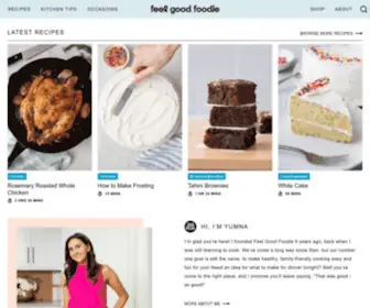 Feelgoodfoodie.net(Easy Real Food Recipes With Feel Good Ingredients) Screenshot