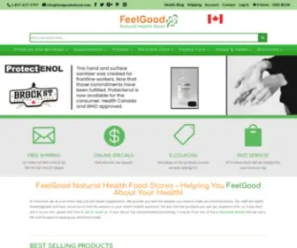 Feelgoodnatural.com(Natural Health Food Store) Screenshot