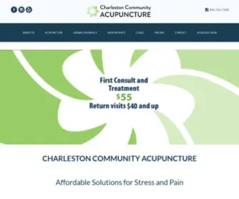 Feelgreatcharleston.com(Charleston Community Acupuncture) Screenshot