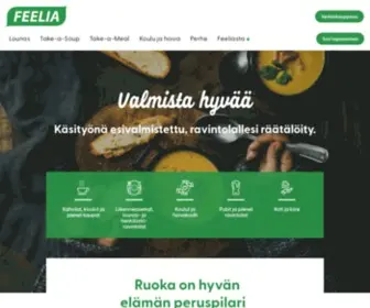 Feelia.fi(Vastuullista valmisruokaa Pyhännältä) Screenshot