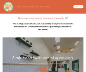 Feelinegoodcatcafe.com(Feeline) Screenshot