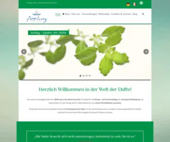 Feeling-Italia.it(Willkommen in der Welt der Düfte) Screenshot