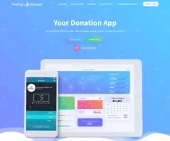 Feelingblessed.org(Donate) Screenshot
