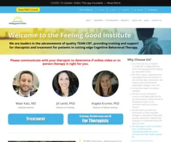 Feelinggoodinstitute.com(Feeling Good Institute) Screenshot