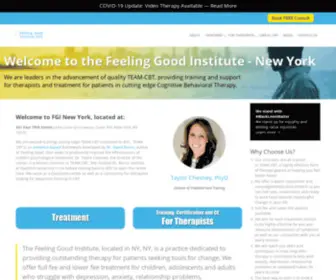 Feelinggoodnyc.com(Feeling Good Institute New York City) Screenshot