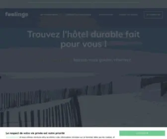 Feelingo.com(La réservation d'hôtels repensée) Screenshot