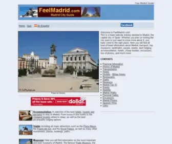 Feelmadrid.com(Madrid Spain City Travel Guide) Screenshot