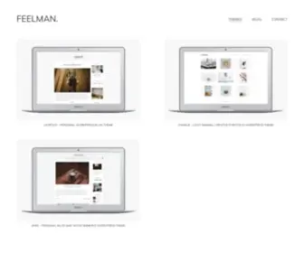 Feelman.info(Modern and Elegance Blog and Portfolio WordPress Themes) Screenshot