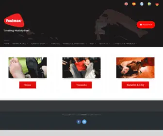 Feelmax.fi(Creating Healthy Feet) Screenshot