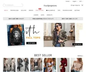 Feelpopnow.com(Women's & Ladies Clothing) Screenshot