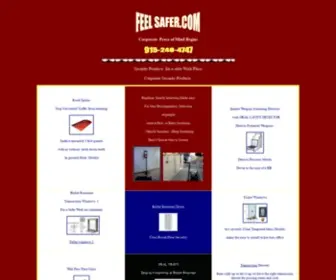 Feelsafer.com(Corporate Security Products) Screenshot