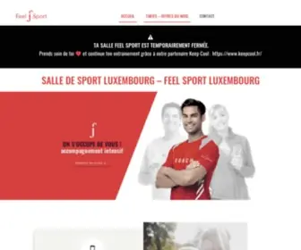 Feelsport.lu(La salle de sport Keepcool) Screenshot