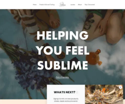 Feelsublime.com(Sublime Brands) Screenshot
