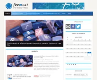Feemcat.org(Web oficial) Screenshot
