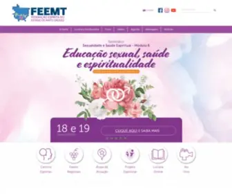 Feemt.org.br(Federação Espírita do Estado de Mato Grosso) Screenshot
