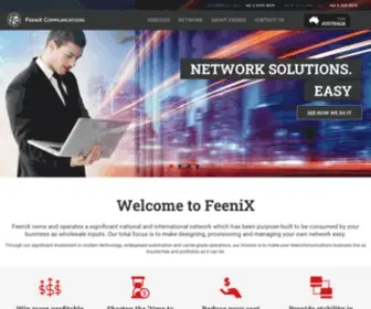 Feenix.co.nz(FeeniX Communications) Screenshot