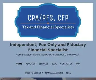 Feeonlyfs.com(Independent, Fee Only and Fiduciary Financial Specialist) Screenshot