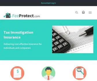 Feeprotect.com(Tax Fee Investigation Insurance) Screenshot