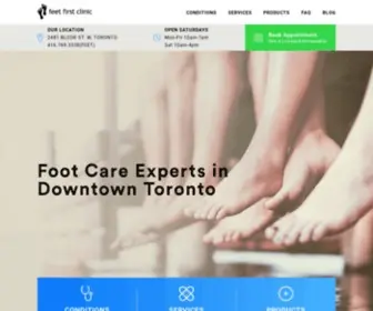 Feetfirstclinic.com(Feet First Clinic) Screenshot