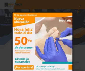 Feethaus.com.mx(Expertos en podología) Screenshot