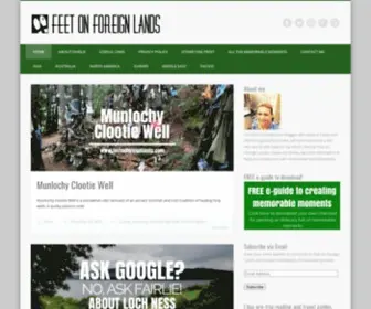 Feetonforeignlands.com(Feet on Foreign Lands) Screenshot