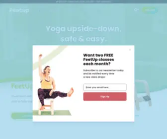 Feetup.com.au(Yoga for health) Screenshot